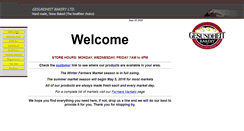 Desktop Screenshot of gesundheitbakery.ca